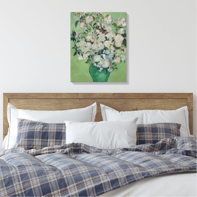 Impressão Em Tela Rosas de Vincent van Gogh (Insitu(Quarto))