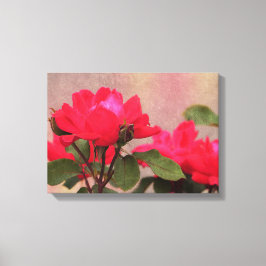 Impressão Em Tela Rosas vermelhas