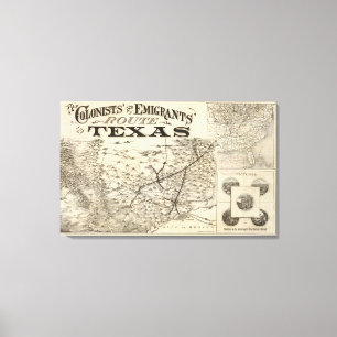 Impressão Em Tela Rota a Texas