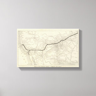 Impressão Em Tela Rota da California Limited