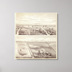 Impressão Em Tela Roth, ranchos de Scruggs