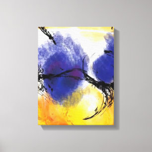 Impressão Em Tela Rothko ou Pollock v8 por Desconhecido