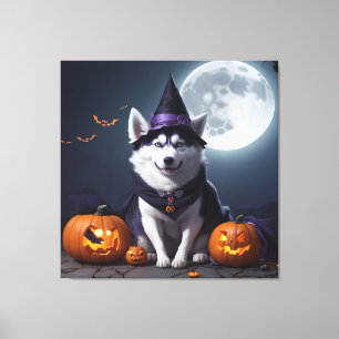 Impressão Em Tela Rouco Cão Aventura Aventura Moonlit Magic Spooky