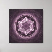 Roxo Cinzento Escuro Abstrato Fractal