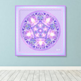 Impressão Em Tela Roxo W1