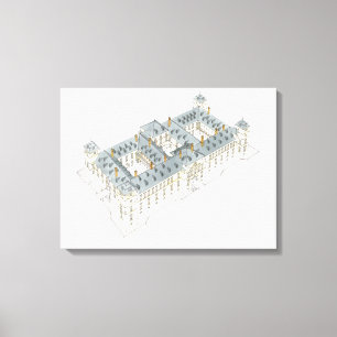 Impressão Em Tela Royal Palace do EL Pardo. Espanha de Madrid