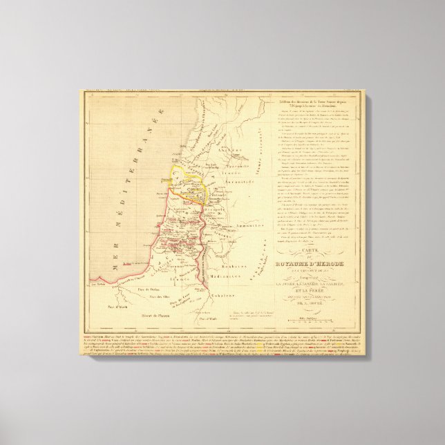 Impressão Em Tela Royaume d'Herode (Frente)