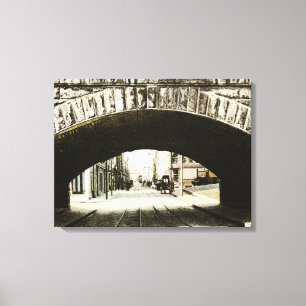 Impressão Em Tela Rua Central (Brockton)