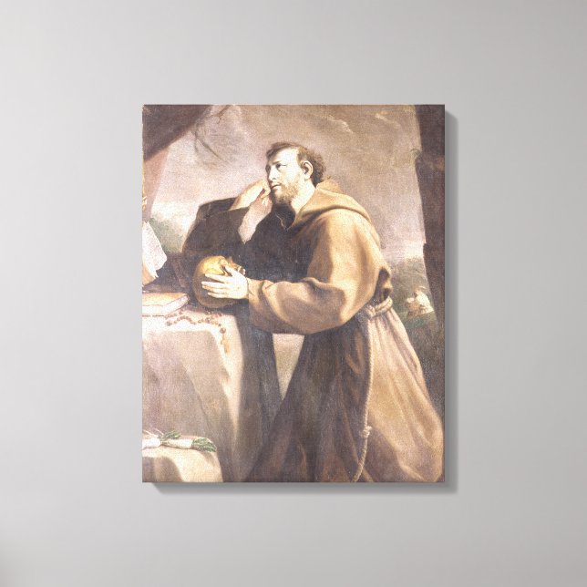Impressão Em Tela Rua. Francisco de Assisi na Oração (Frente)