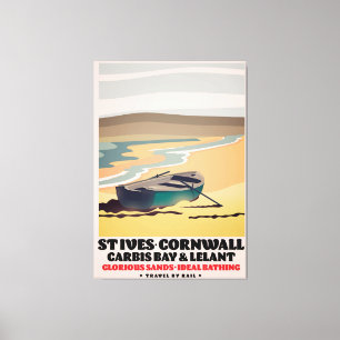 Impressão Em Tela Rua Ives Poster de viagens Cornwall