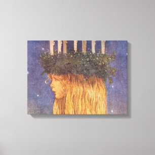 Impressão Em Tela Rua Lucia John Bauer