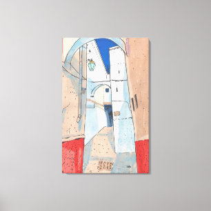 Impressão Em Tela Rua Marrocos: Papel Cityscape Collage Arte Sketch