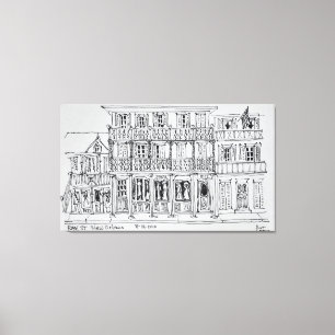 Impressão Em Tela Rua Royal, French Quarter Nova Orleans