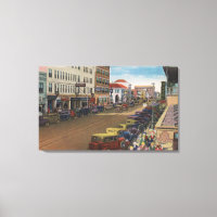 Ruas. Petersburgo, FL - Vista da Ave Central com