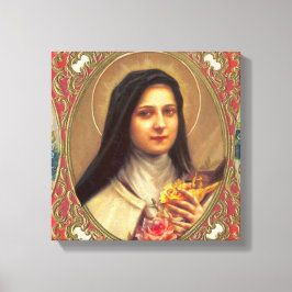 Impressão Em Tela Ruas. Tome a pequena flor com rosas rosa VINTAGE
