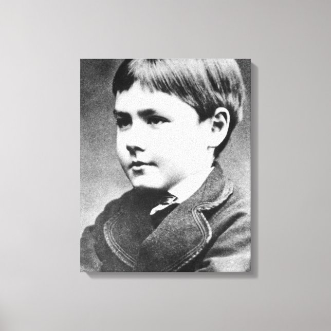 Impressão Em Tela Rudyard Kipling, c.1870 (Frente)