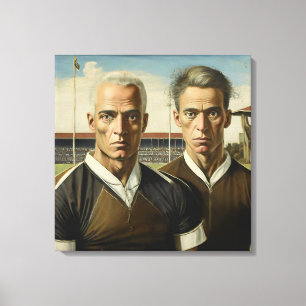 Impressão Em Tela Rugby Gothic - Impressão de tela estendida