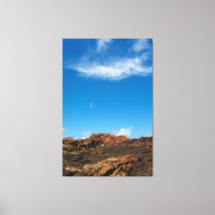 Impressão Em Tela Rugged Rio Vermelho Coast