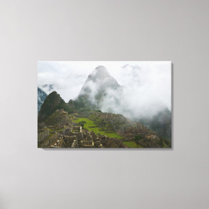 Impressão Em Tela Ruínas antigas de Machu Picchu com os Andes
