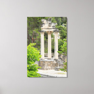 Impressão Em Tela Ruínas do Templo Romano, França