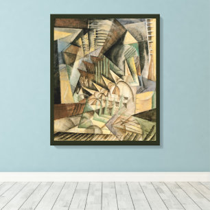 Impressão Em Tela Rush Hour, Nova York por Max Weber, Cubismo Vintag