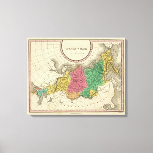 Impressão Em Tela Rússia Na Ásia