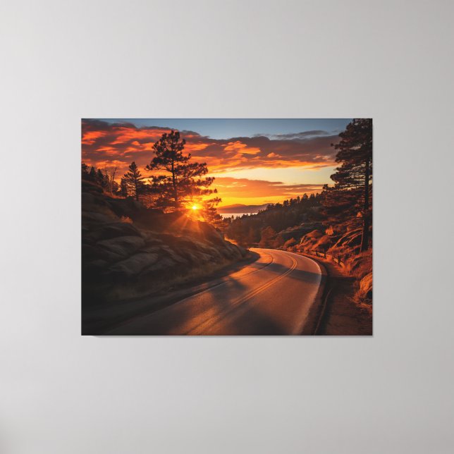 Impressão Em Tela Russo da Pintura Digital do Realismo Automático (Frente)