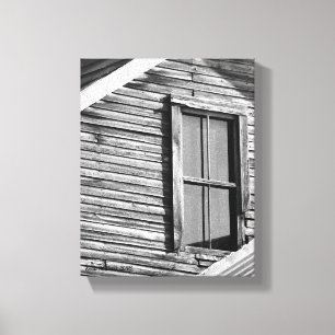 Impressão Em Tela Rustic Exterior da Casa com Janela