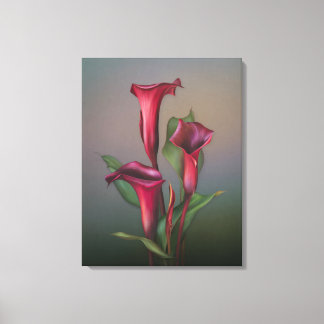 Impressão Em Tela "Rusty Calla Lily Portrait", de JaguarWomen