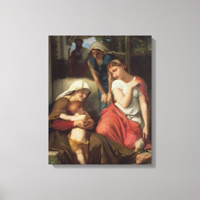 Impressão Em Tela Ruth e Naomi, 1859 (óleo na canvas) (Frente)