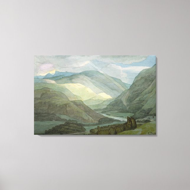Impressão Em Tela Rydal Water, 1786 (c/c) (Frente)