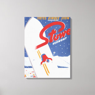 Impressão Em Tela S varrendo - Há sempre poster do Promo da neve