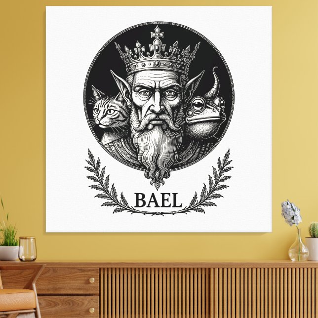 Impressão Em Tela Sabedoria do Triplo Olhar de Bael (Insitu(Sala de estar))