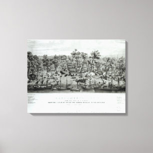 Impressão Em Tela Sacramento City, Califórnia