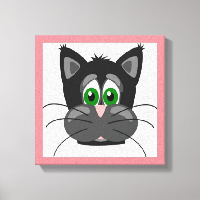 IMPRESSÃO EM TELA SAD CAT (Frente)