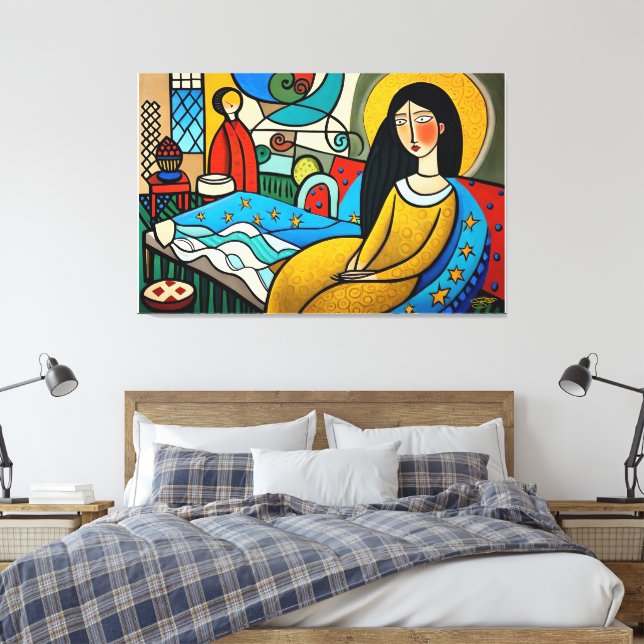 Impressão Em Tela Sadness devours the soul (Insitu(Quarto))