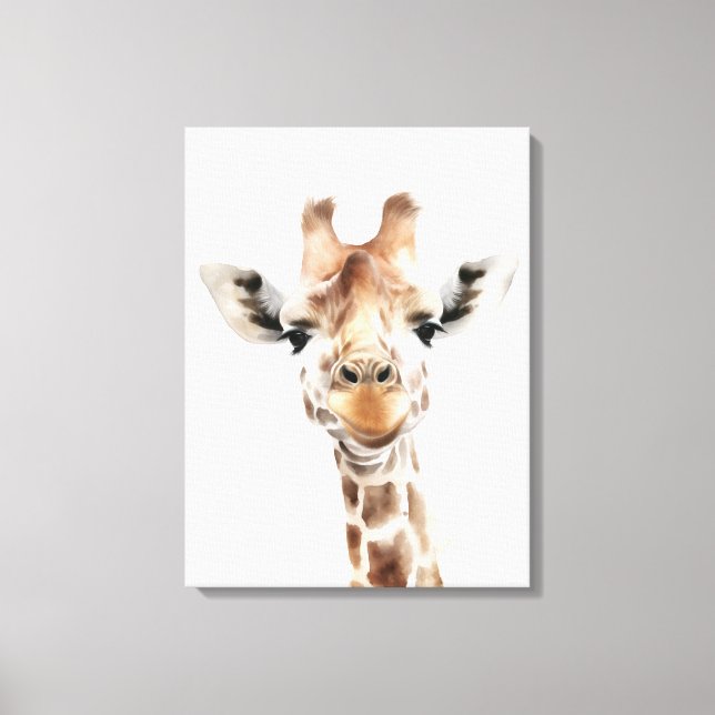 Impressão Em Tela Safari Giraffe Wall Art (Frente)