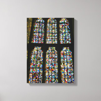 Impressão Em Tela Sagrada Familia StainGlass Fotografia Barcelona
