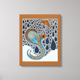 Impressão Em Tela Sahara Pérolas Tribais