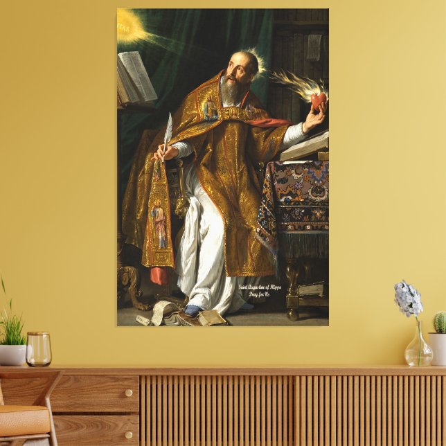 Impressão Em Tela Saint Augustine of Hippo (Insitu(Sala de estar))