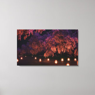 Impressão Em Tela Sakura (Noite)