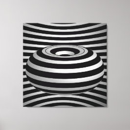 Impressão Em Tela Sala branca do Kalidascope