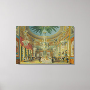 Impressão Em Tela Sala de Banqueteiros, de 'Views of Royal Pavilion
