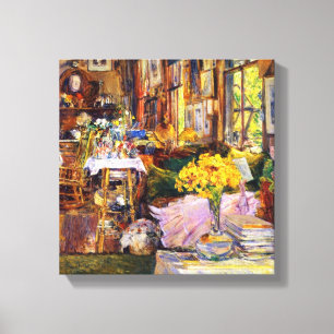 Impressão Em Tela Sala de Flores de Frederick Childe Hassam