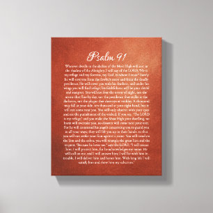 Impressão Em Tela Salm 91 para proteção