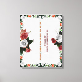 Impressão Em Tela Salmo 11:5, Sem Violência