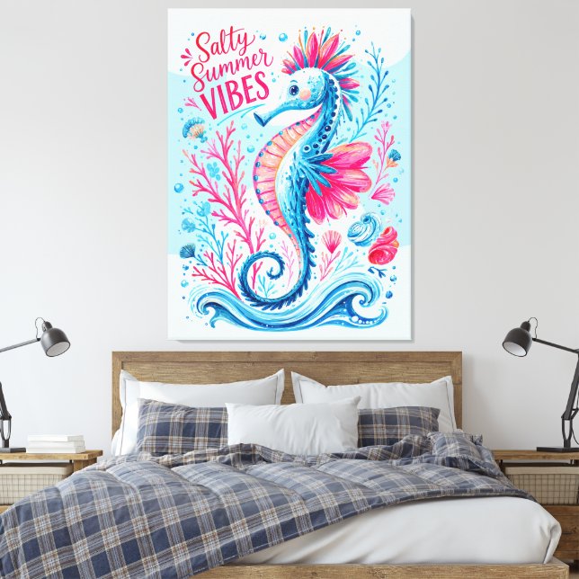 Impressão Em Tela Salt Summer Vibes (Insitu(Quarto))