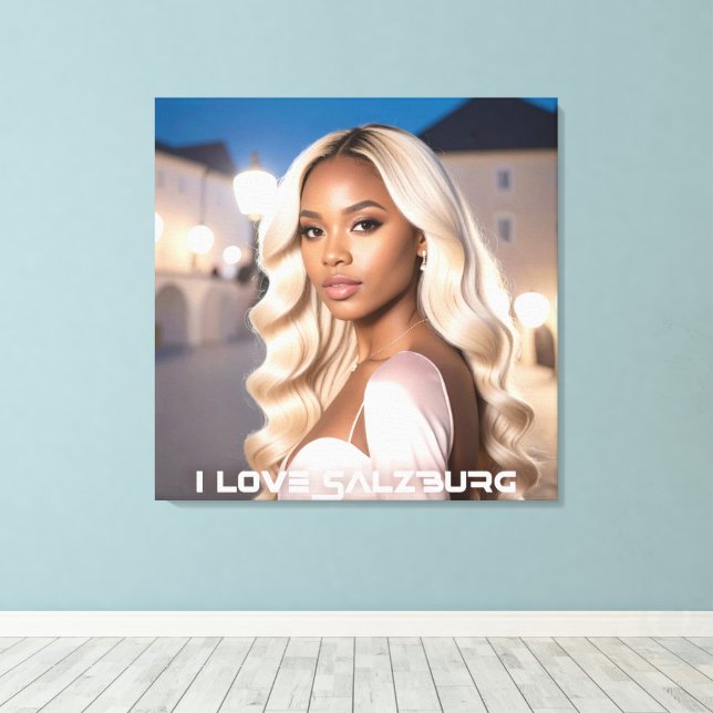 IMPRESSÃO EM TELA SALZBURG - I LOVE SALZBURG (Insitu(piso de madeira))