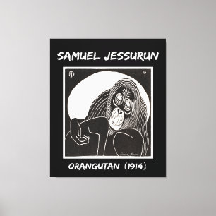 Impressão Em Tela Samuel Jessurun Orangutan (1914)