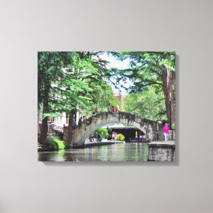 Impressão Em Tela San Antonio Riverwalk